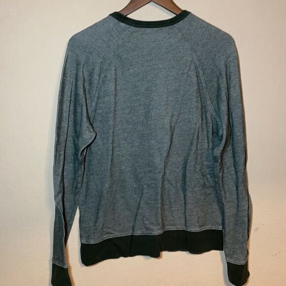 Merona Crewneck Olive Pullover Sweater - Picture 2 of 7